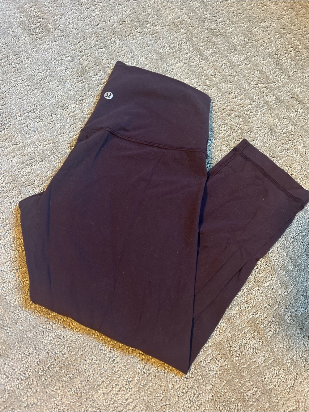 lululemon athletica Dark Purple Leggings capri